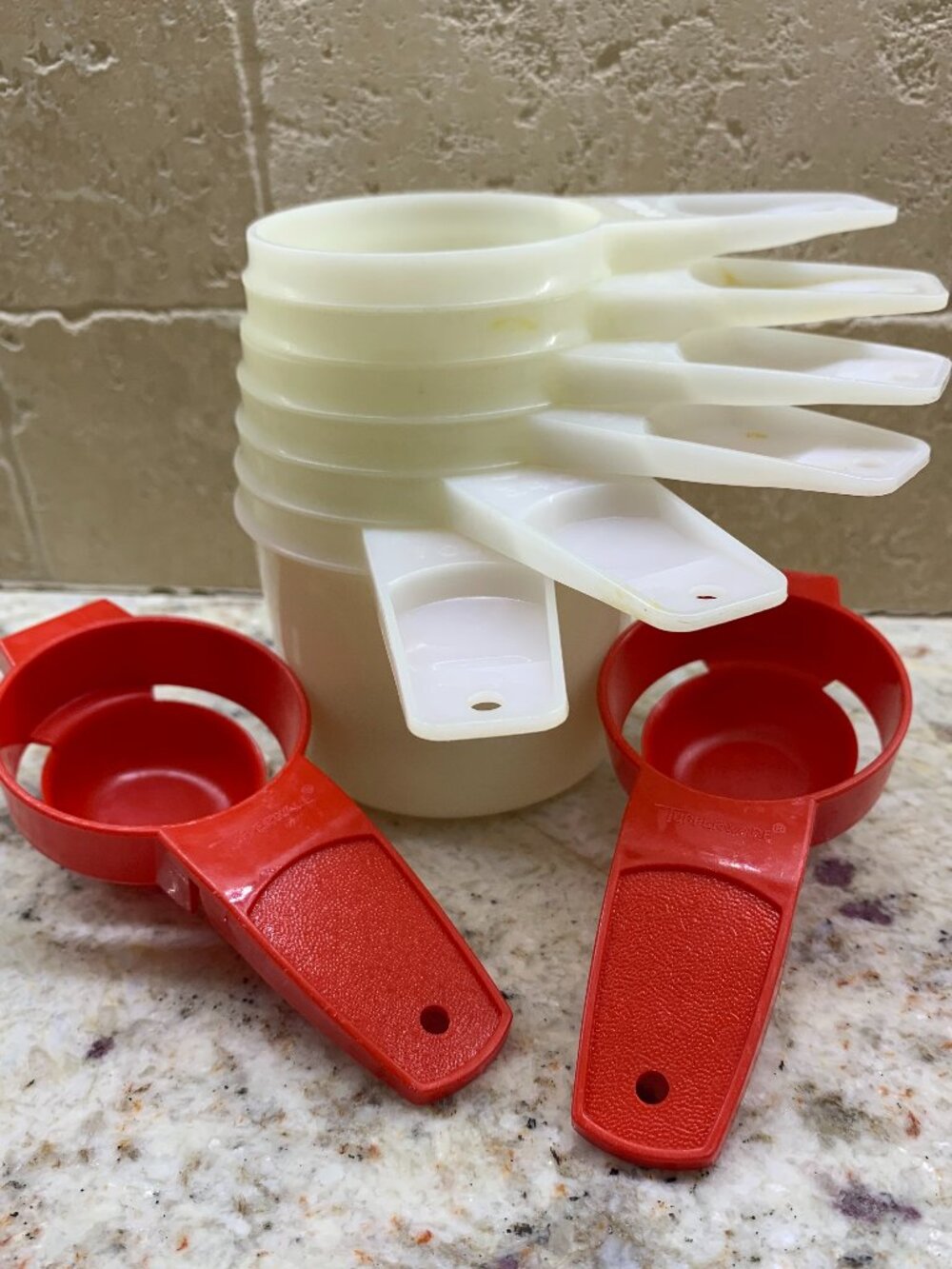 Tupperware Measuring Cups and Egg Separator